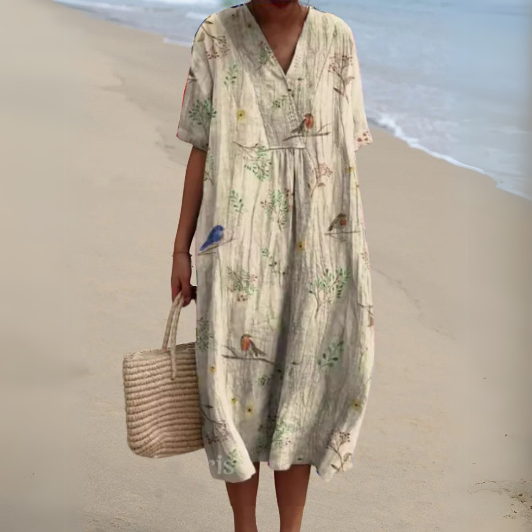 Nicole - Sommerkleid mit Blumenmuster