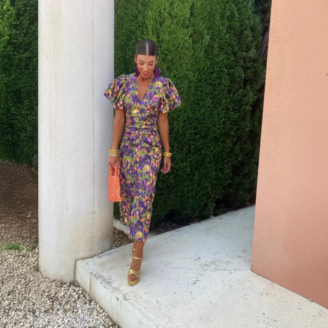 Danuta | Farbenfrohes Kleid