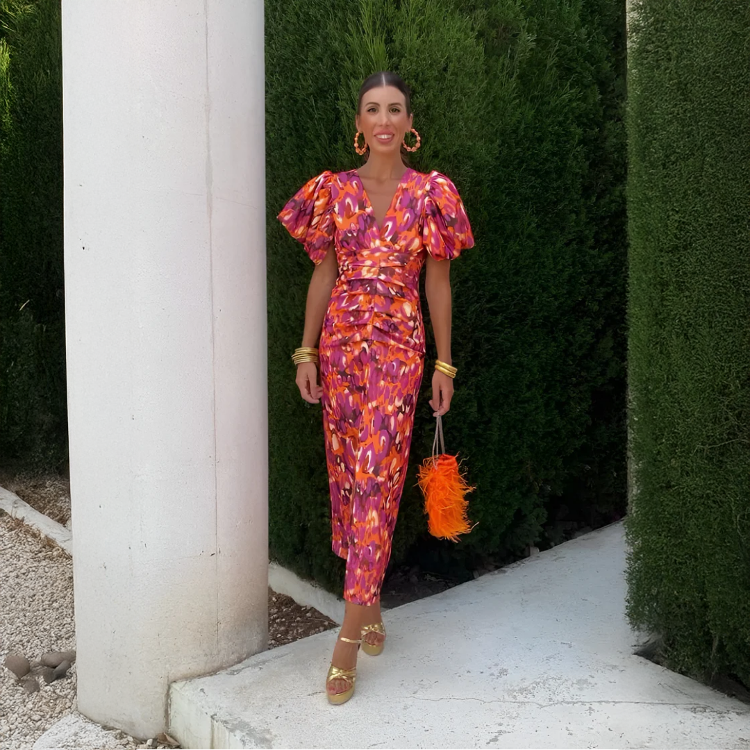 Danuta | Farbenfrohes Kleid