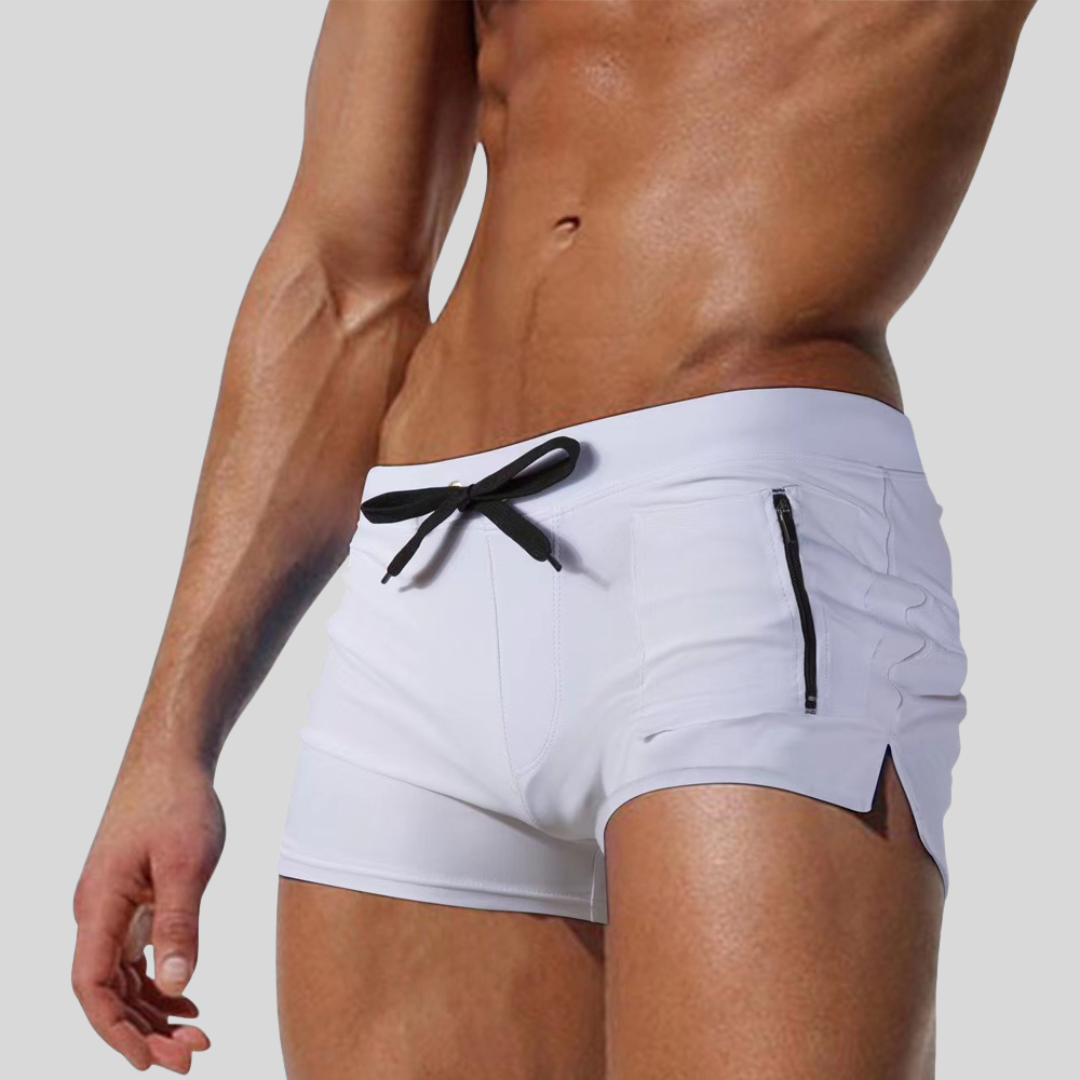 George | Retro Swim Shorts for Confident Summer Vibes