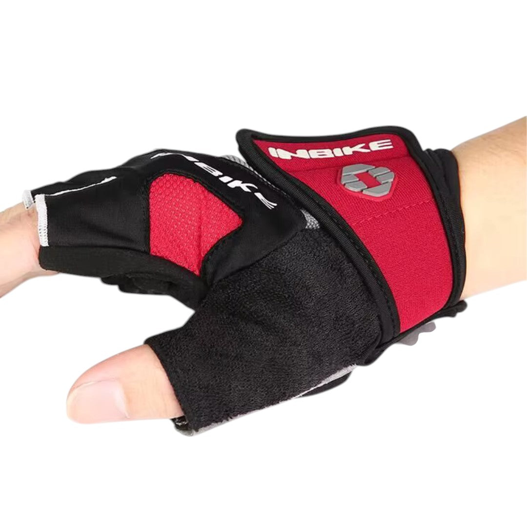 INBIKE Fahrradhandschuhe - Mit Gelpolster & Atmungsaktivem Komfort