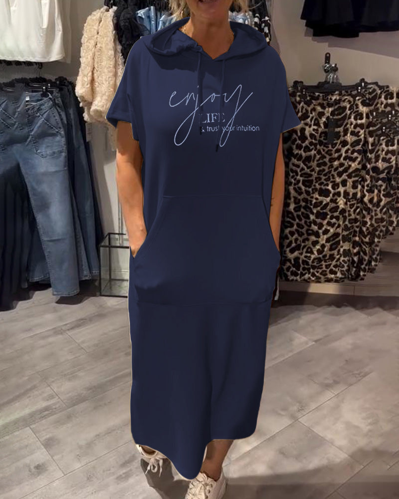 Saskia™ | Lässiges Hoodie-Kleid