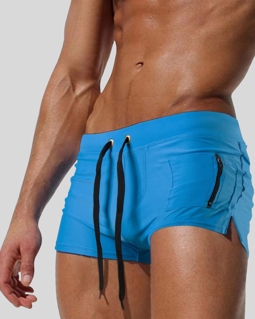 George | Retro Swim Shorts for Confident Summer Vibes