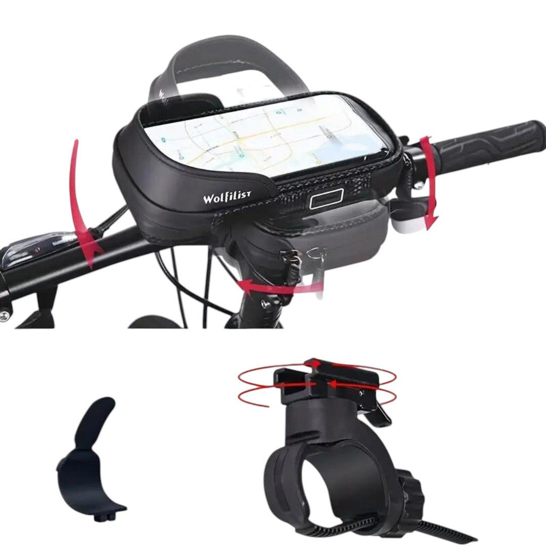 Handyhalterung Fahrrad - Wasserdicht & 360° drehbar
