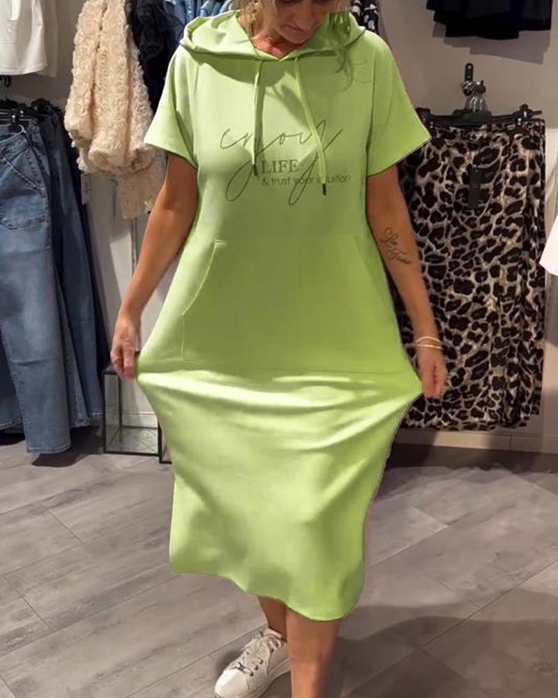 Saskia™ | Lässiges Hoodie-Kleid