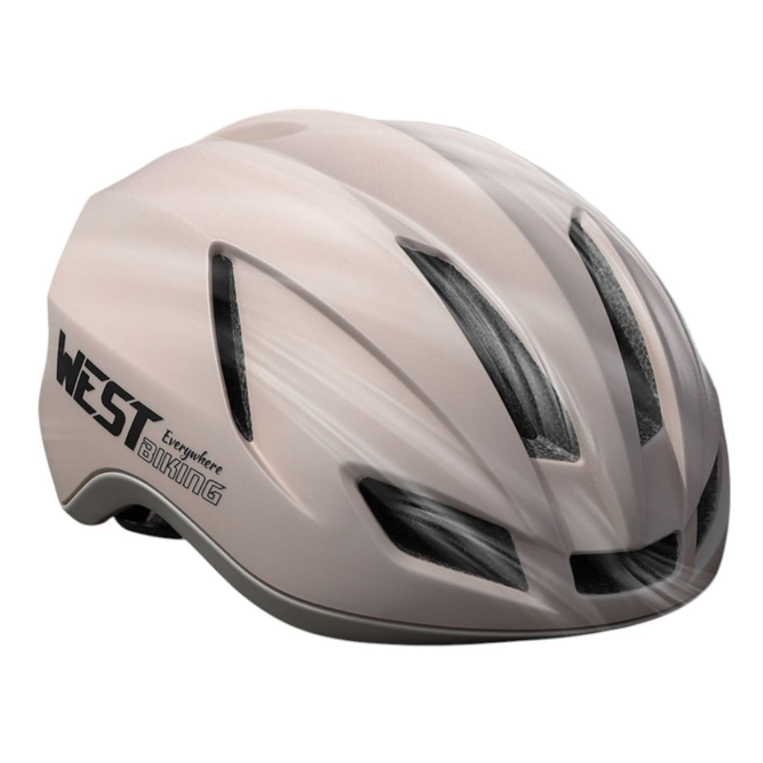 WEST BIKING Fahrradhelm Deluxe - Leicht, Verstellbar & mit Rücklicht