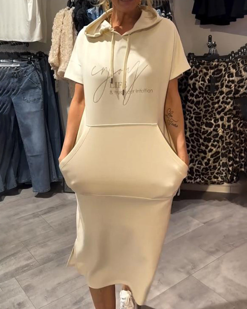 Saskia™ | Lässiges Hoodie-Kleid