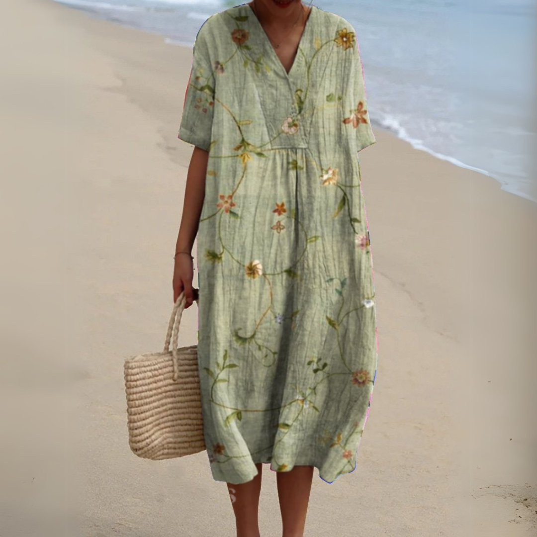 Nicole - Sommerkleid mit Blumenmuster