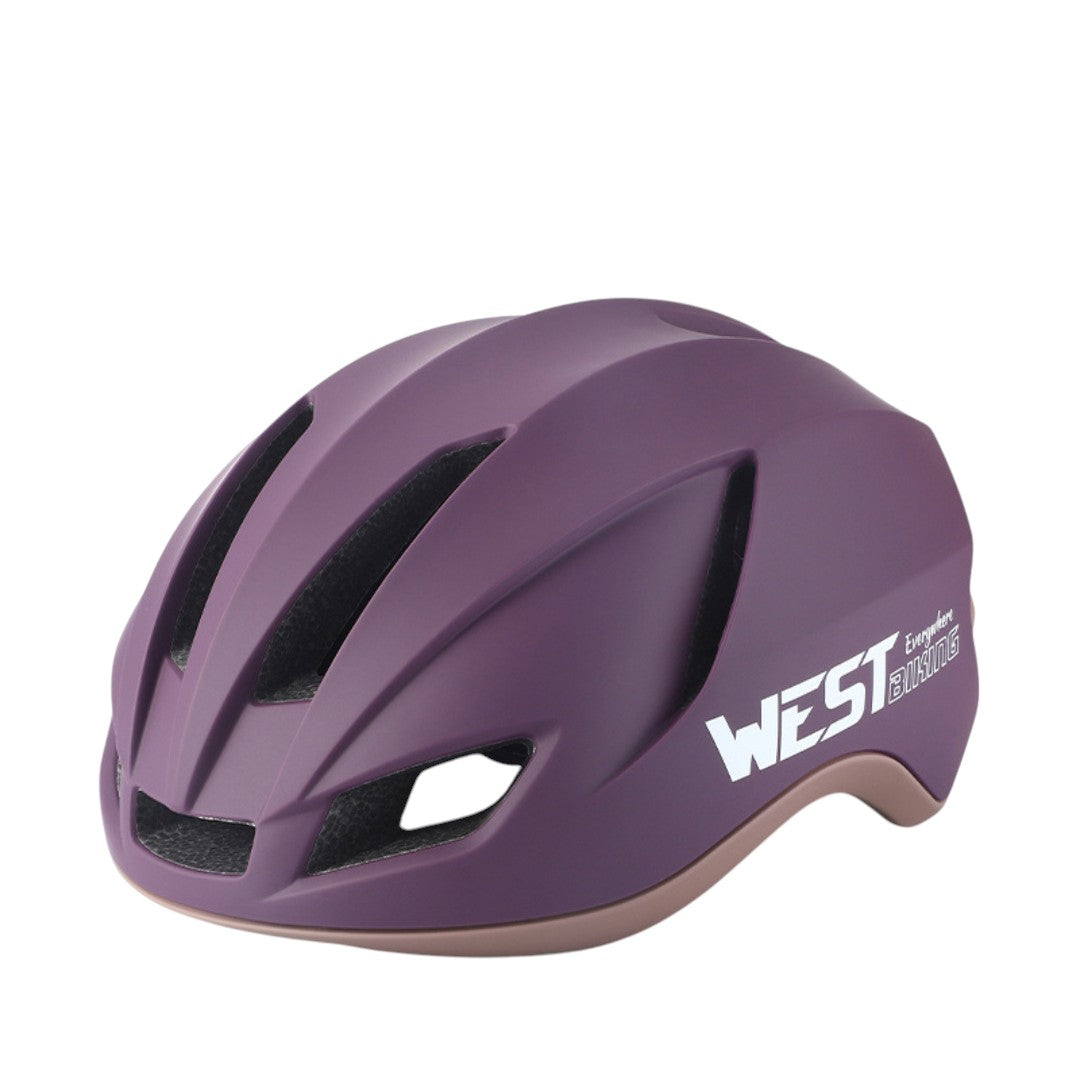 WEST BIKING Fahrradhelm Deluxe - Leicht, Verstellbar & mit Rücklicht