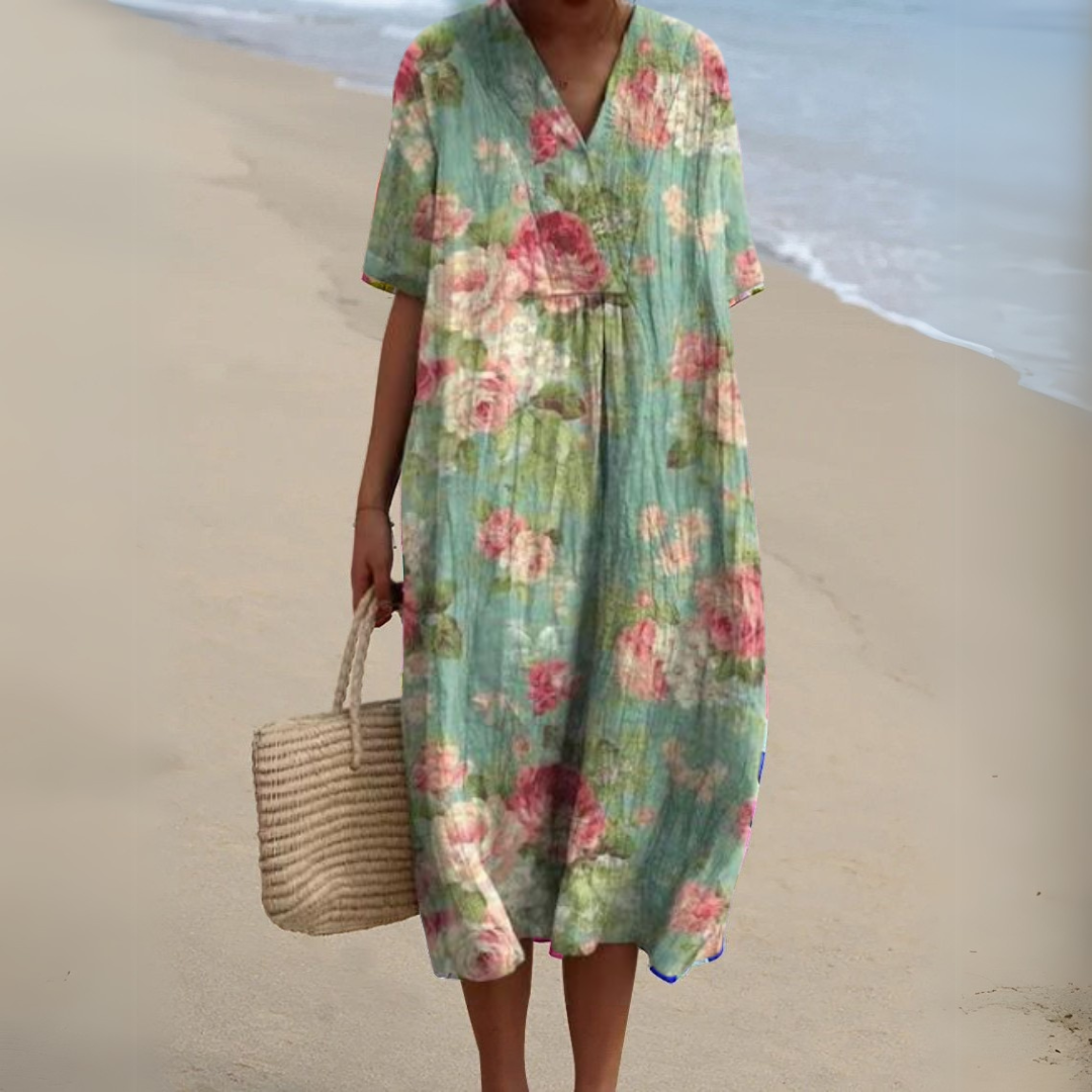 Nicole - Sommerkleid mit Blumenmuster