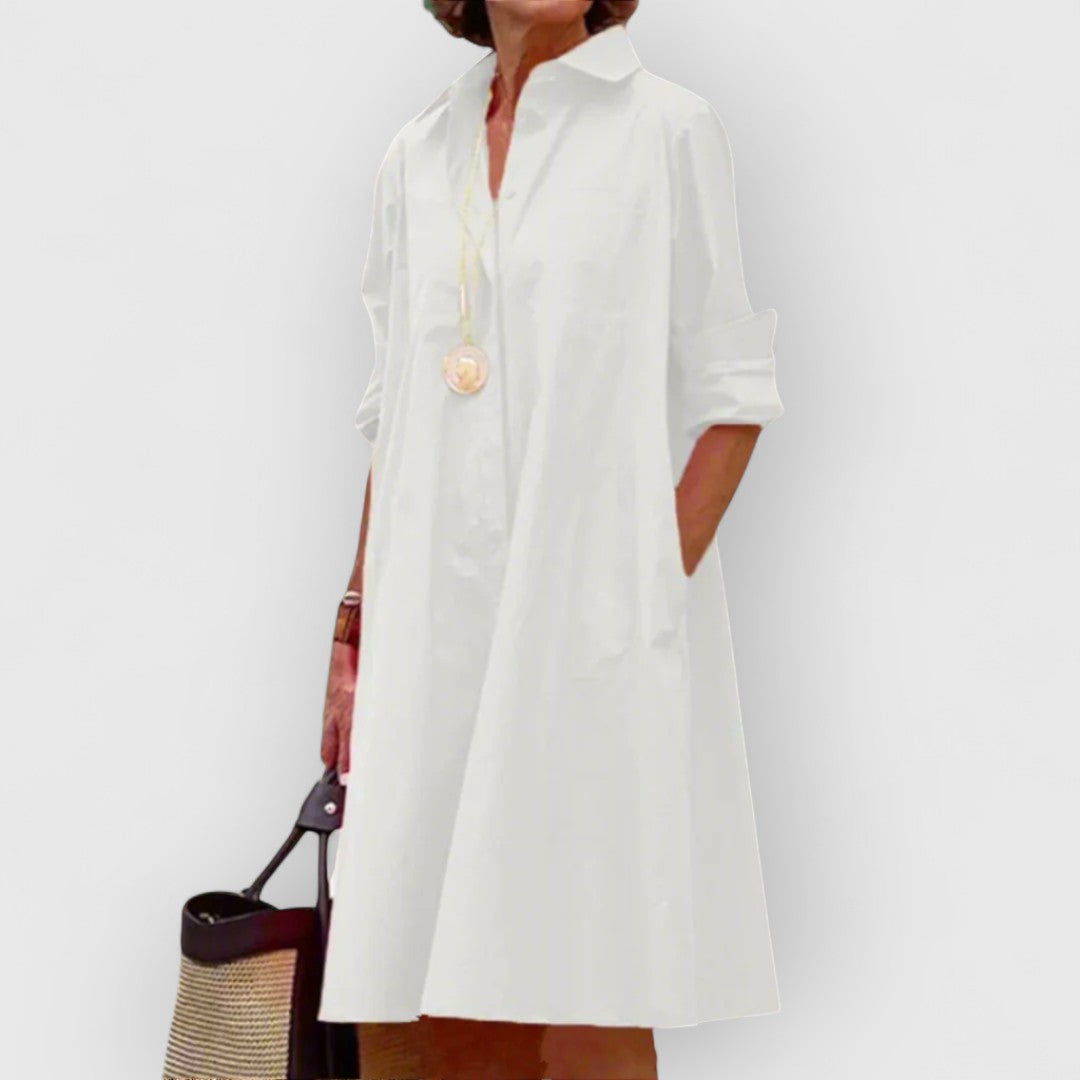 Dilia | Elegantes weißes Kleid