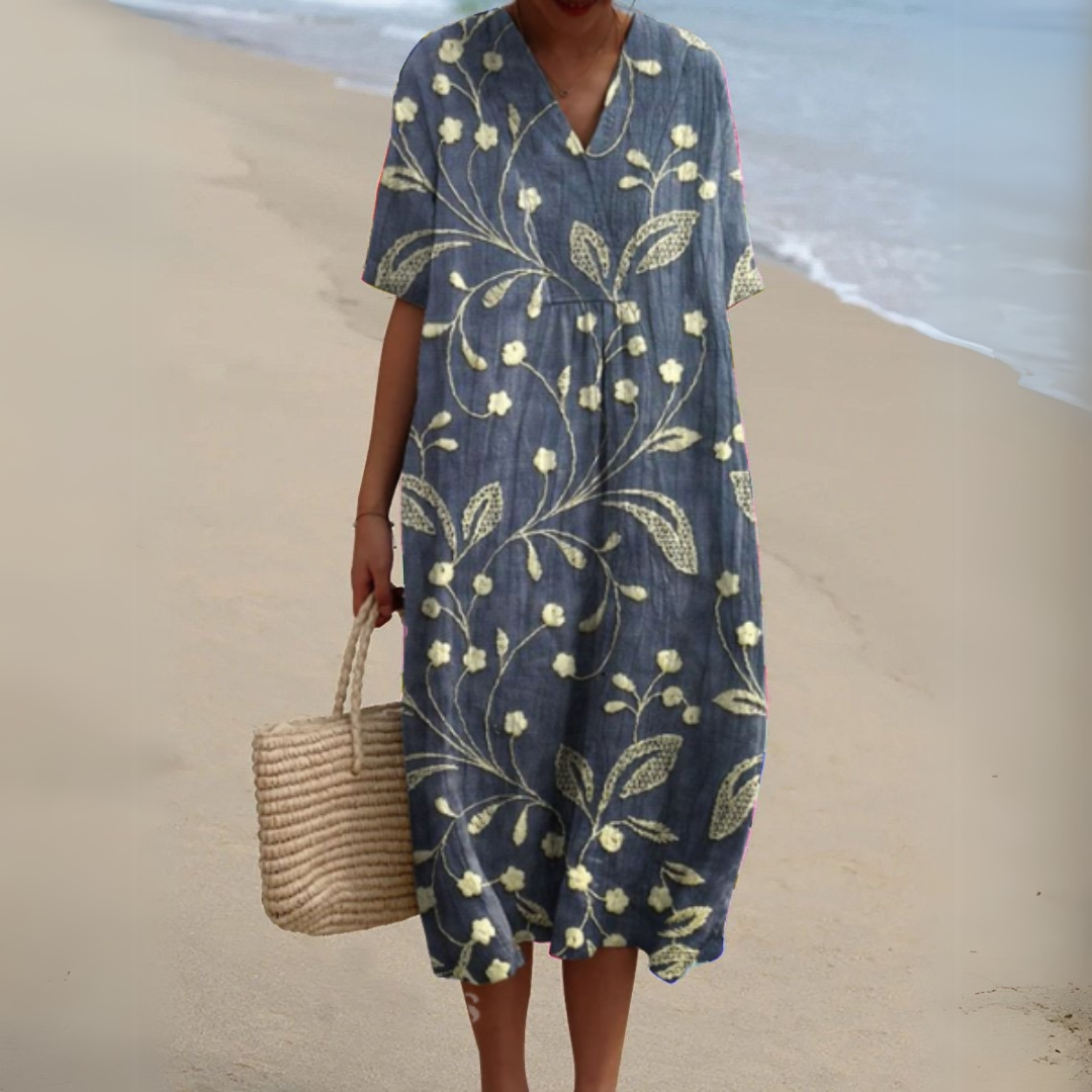 Nicole - Sommerkleid mit Blumenmuster