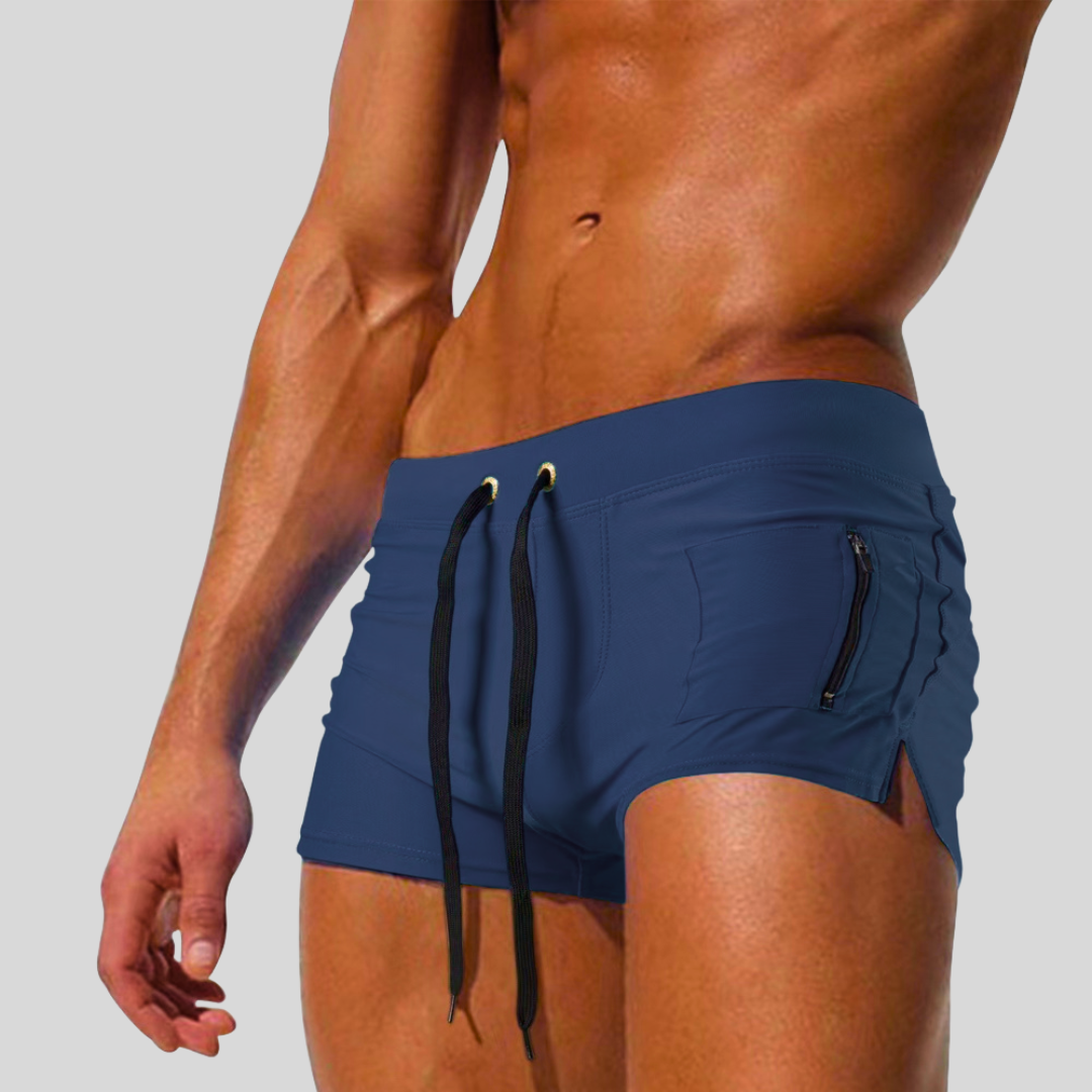 George | Retro Swim Shorts for Confident Summer Vibes
