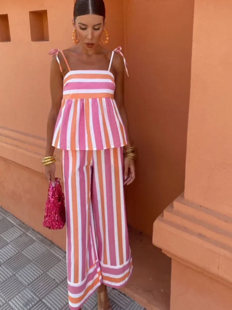 Hanne | Bedruckte Hosen im Set für den Sommer