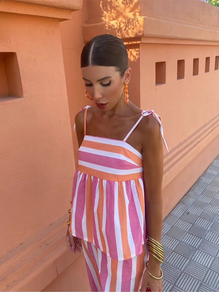 Hanne | Bedruckte Hosen im Set für den Sommer