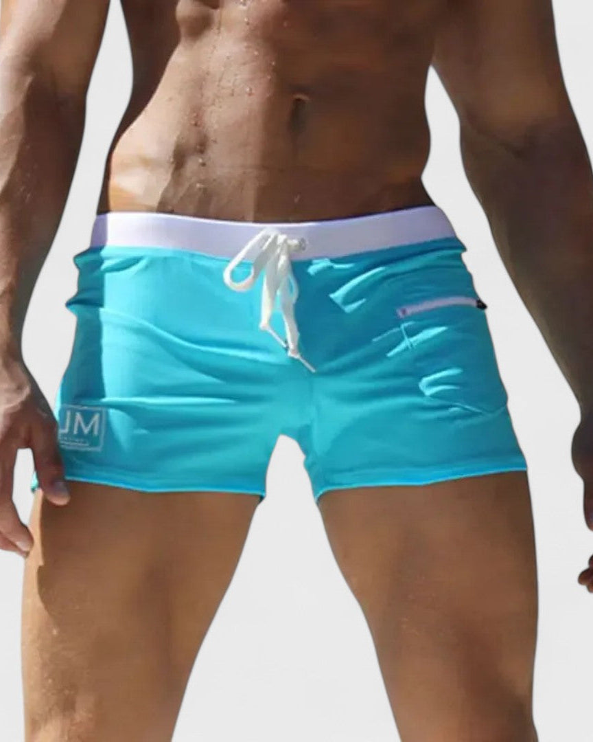 Peter | Handgefertigte kurze Badehose für Herren