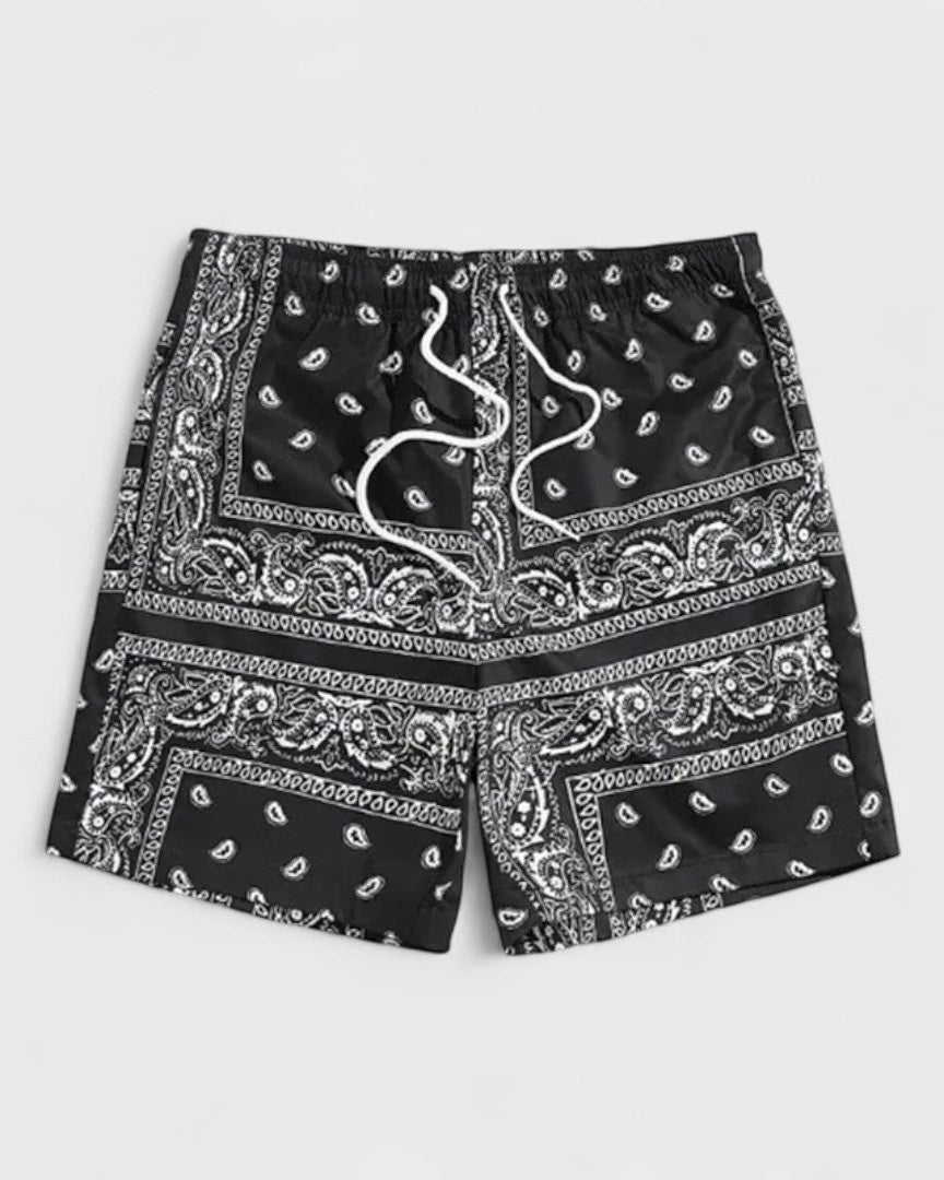 Frenk | Premium-Badehose mit Bandana-Grafik