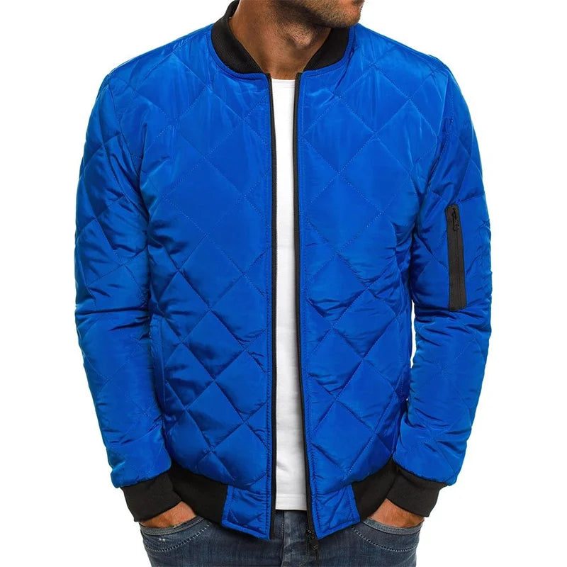 Damian™ - Lässige Jacke mit Rauten-Design