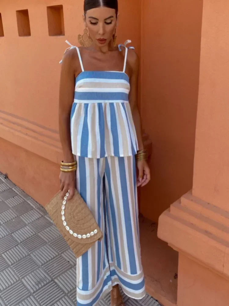 Hanne | Bedruckte Hosen im Set für den Sommer