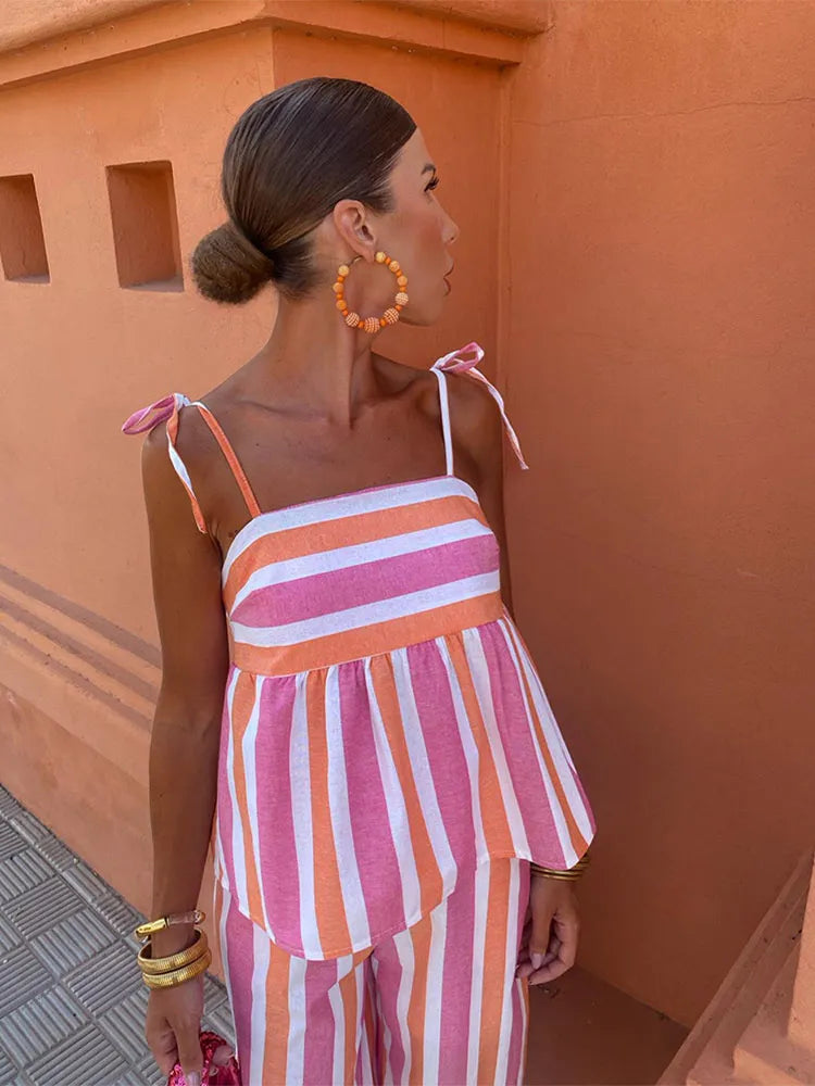 Hanne | Bedruckte Hosen im Set für den Sommer