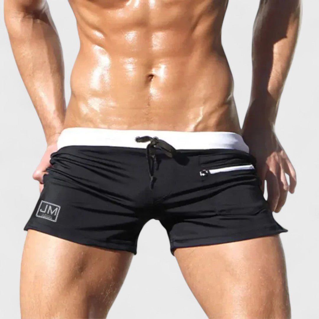 Peter | Handgefertigte kurze Badehose für Herren