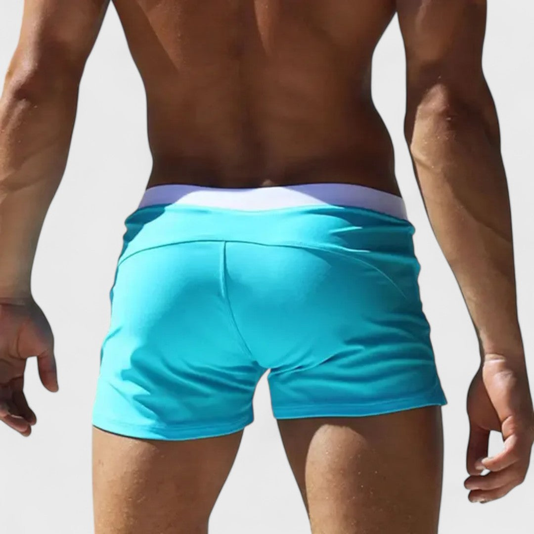 Peter | Handgefertigte kurze Badehose für Herren