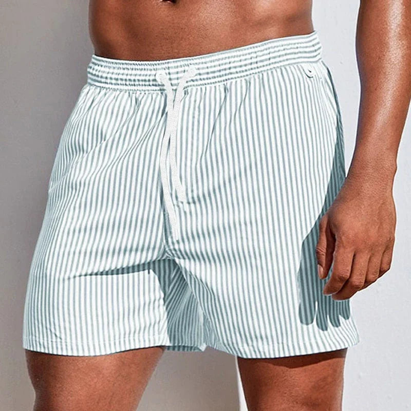 Edward | Elegante Badeshorts mit Streifen