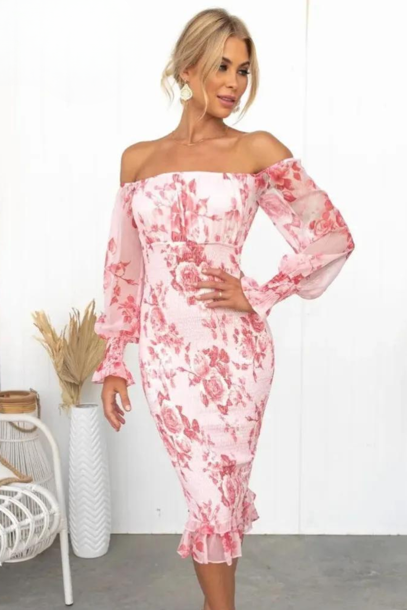 Kendall | Luxus-Midikleid (Fast Ausverkauft)