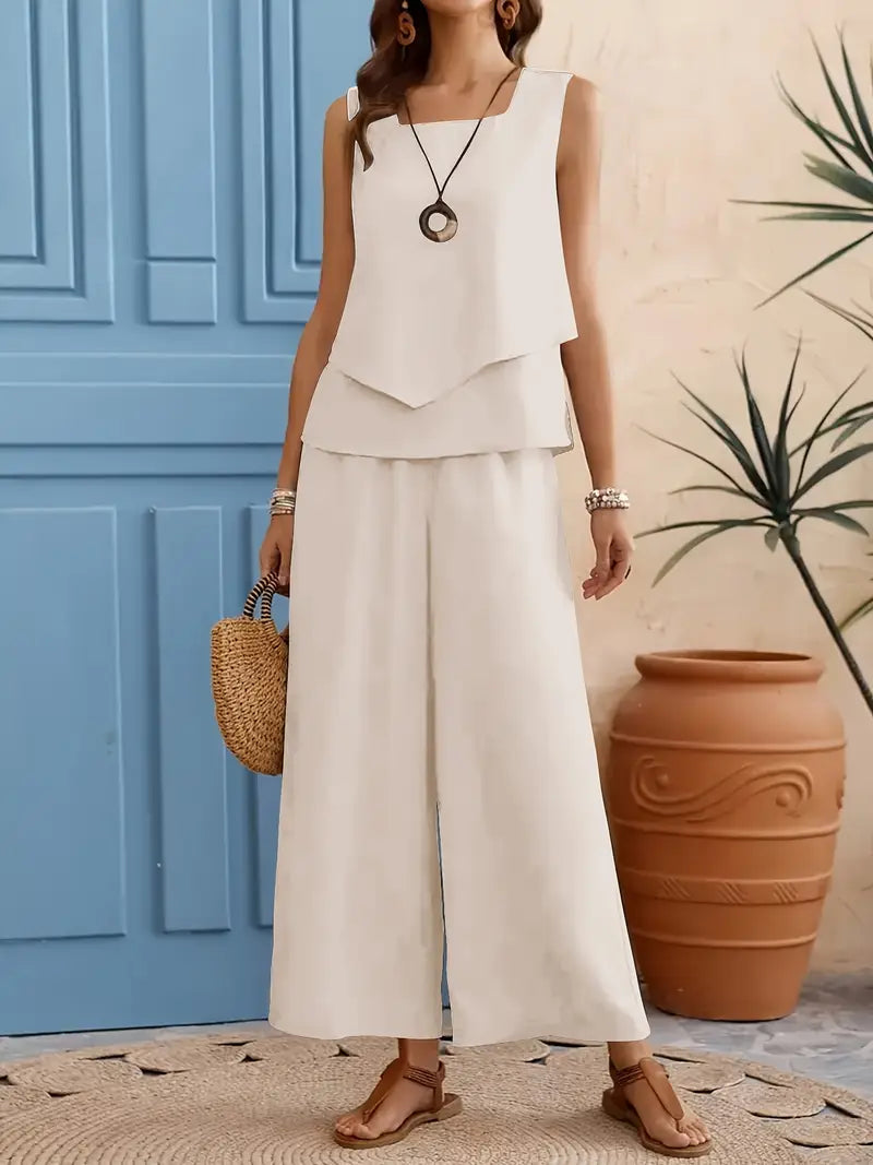 Zélie | Zweiteiliges Ensemble, fließend und elegant