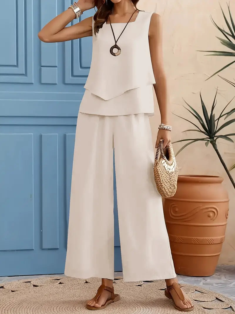 Zélie | Zweiteiliges Ensemble, fließend und elegant