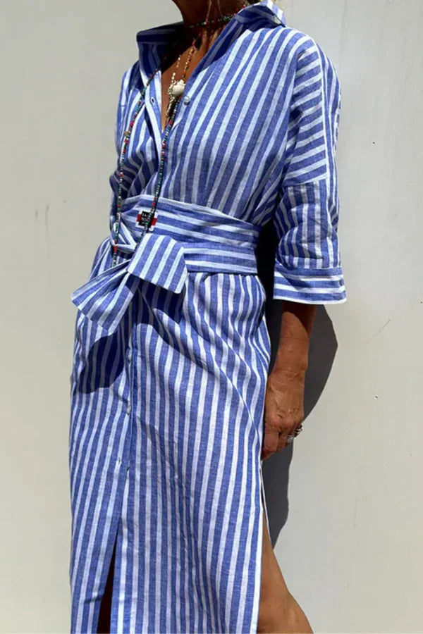 Marilou™ - Elegantes Hemdblusenkleid