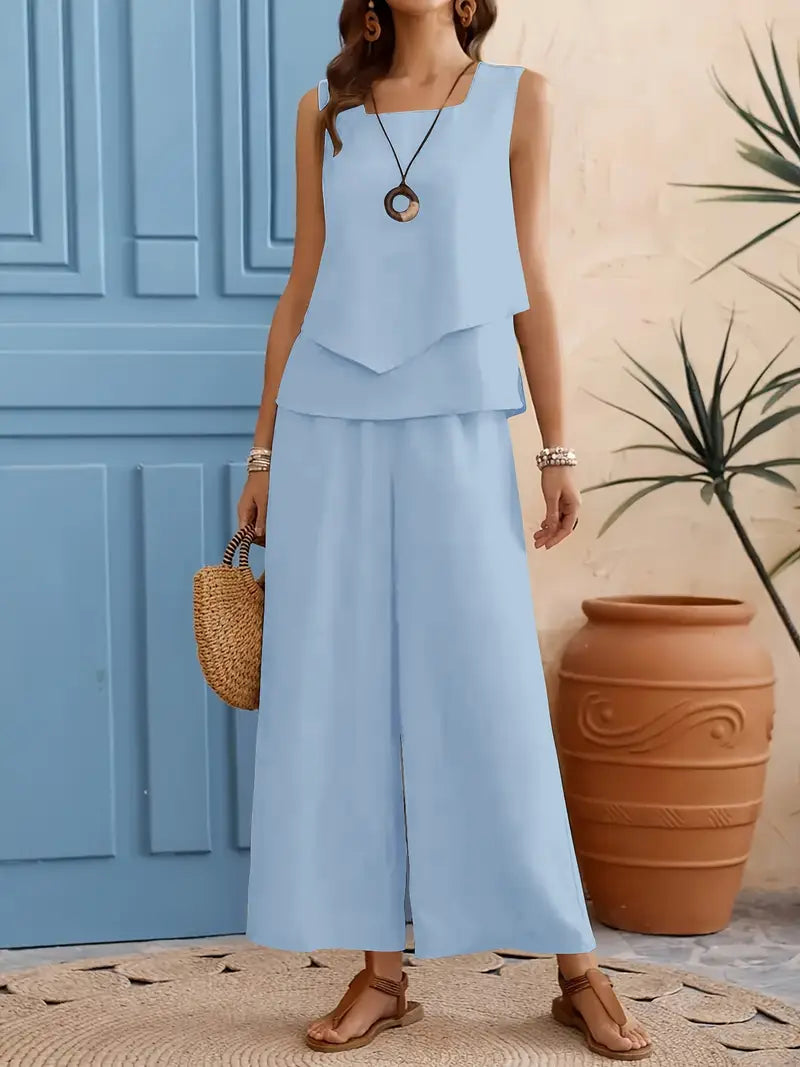 Zélie | Zweiteiliges Ensemble, fließend und elegant