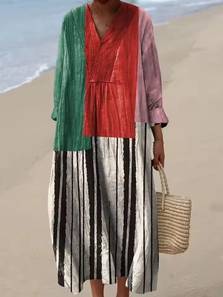 Emily – Elegantes Hemdkleid mit Blumenmuster