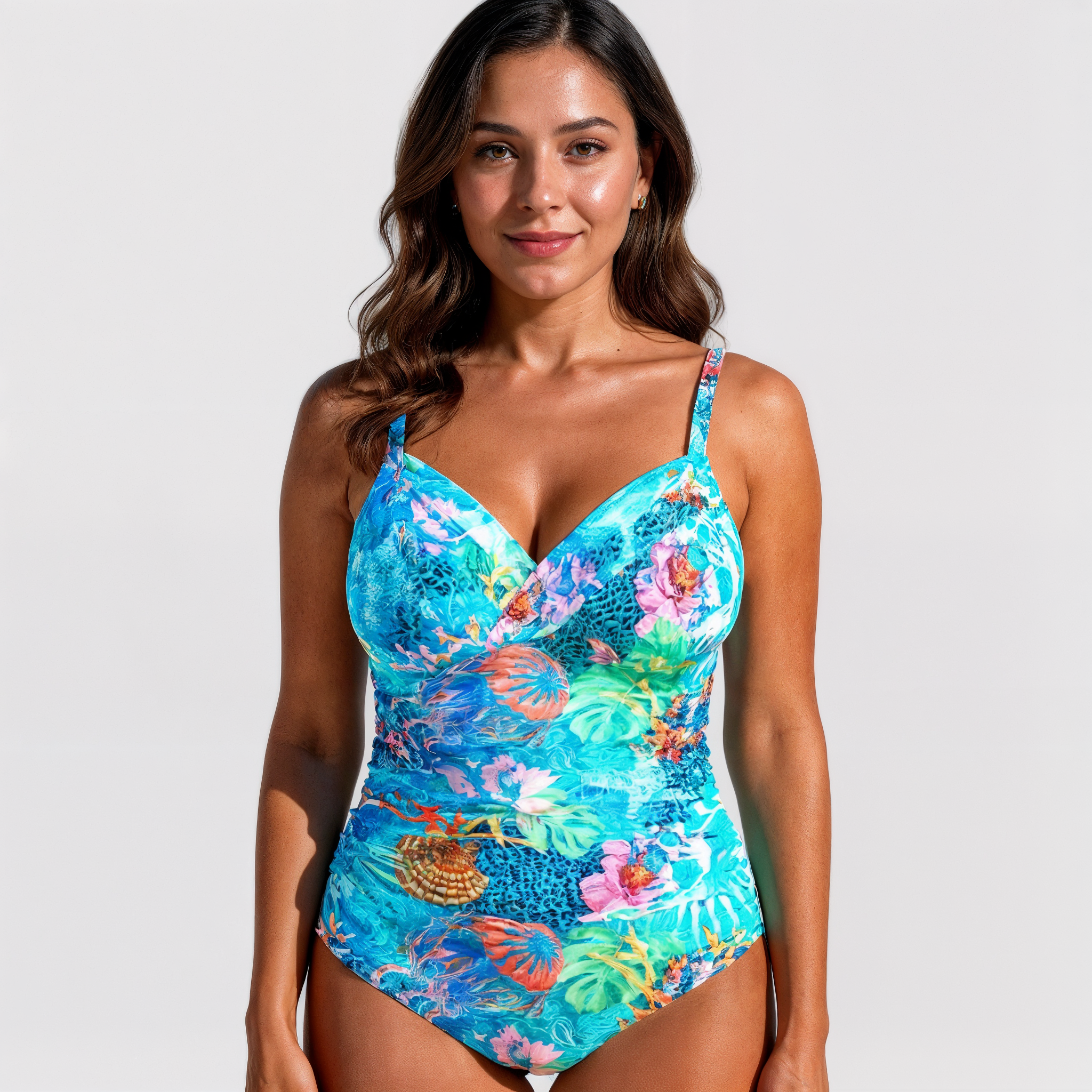 Marina™– Tropischer Badeanzug mit offenem Rücken