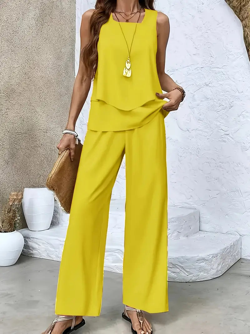 Zélie | Zweiteiliges Ensemble, fließend und elegant