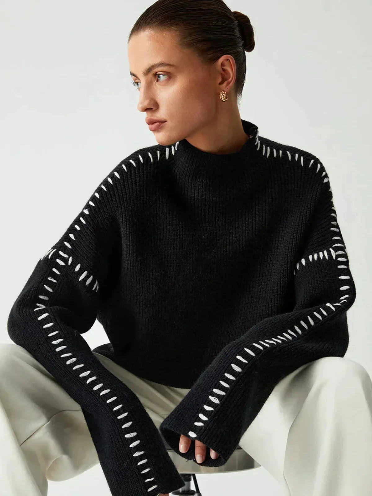 Harper™ | Oversized Wool Sweater