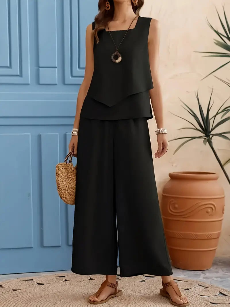 Zélie | Zweiteiliges Ensemble, fließend und elegant