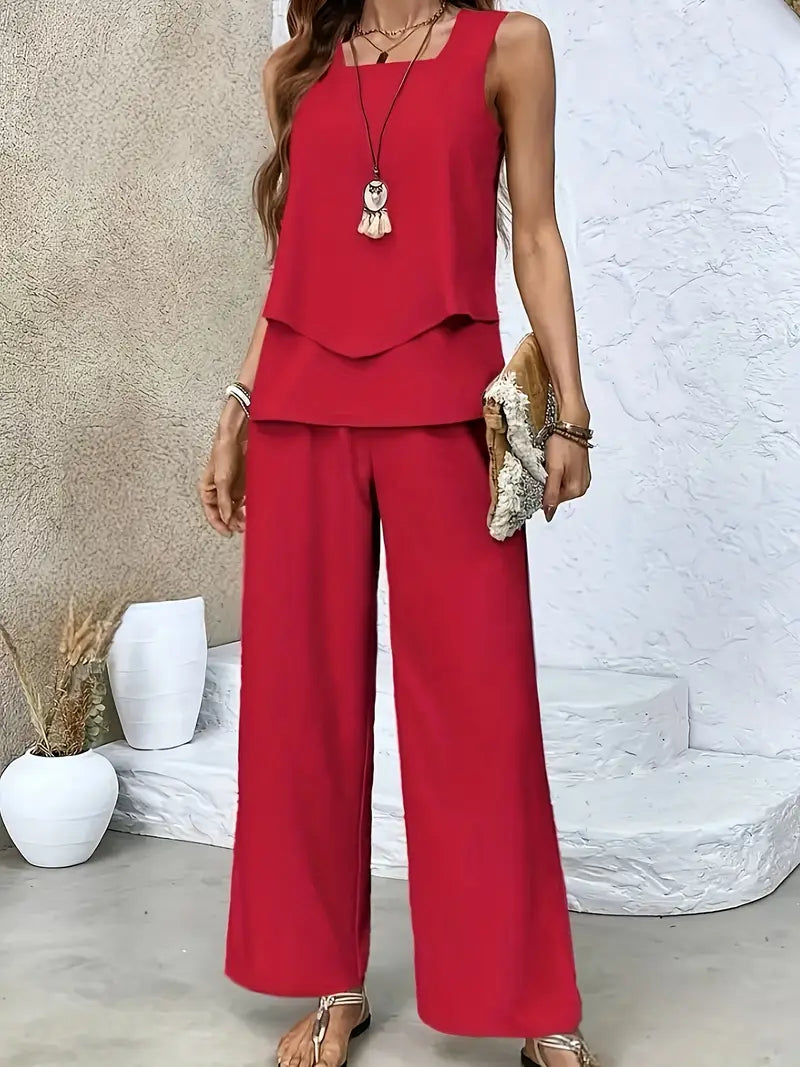 Zélie | Zweiteiliges Ensemble, fließend und elegant