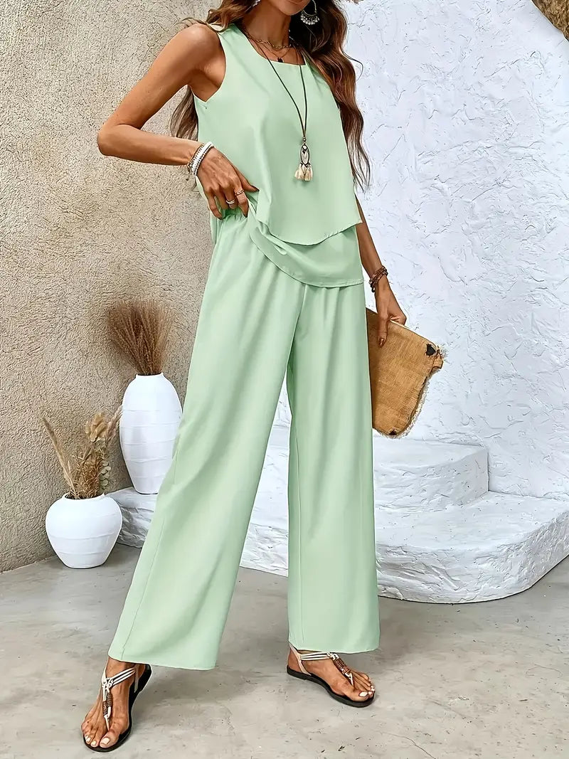 Zélie | Zweiteiliges Ensemble, fließend und elegant