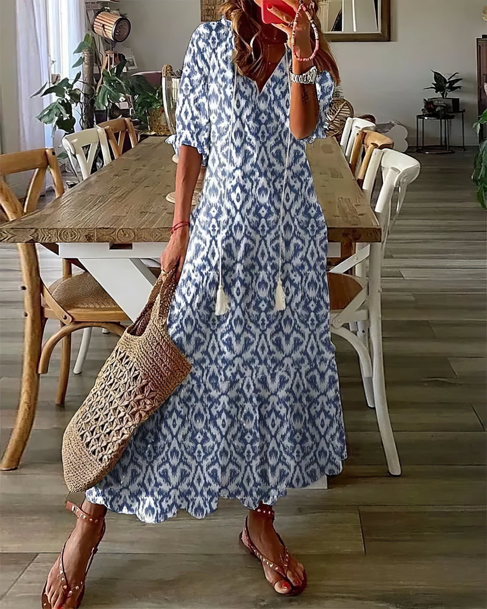 Diana™ – Boho-Kleid mit Bauchbedeckung