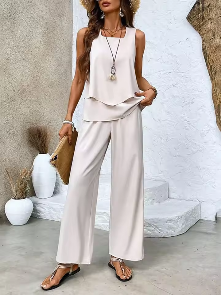 Zweiteiliges Set mit Top und passender Hose