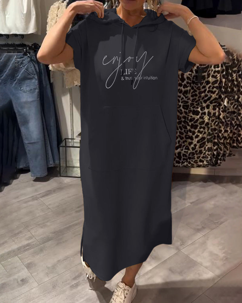 Saskia™ | Lässiges Hoodie-Kleid