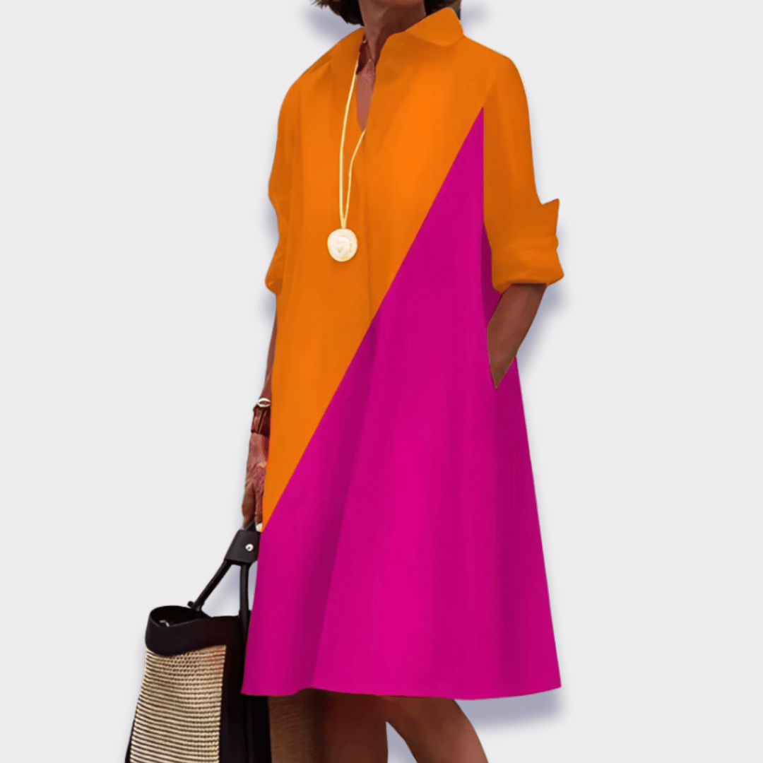 Bettina - Elegantes Polokleid aus hochwertigem Stoff