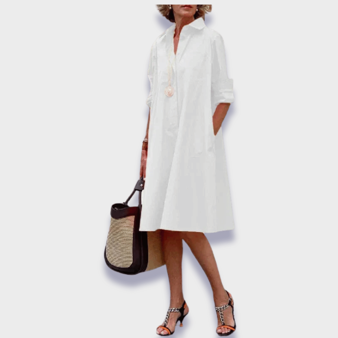 Bettina - Elegantes Polokleid aus hochwertigem Stoff