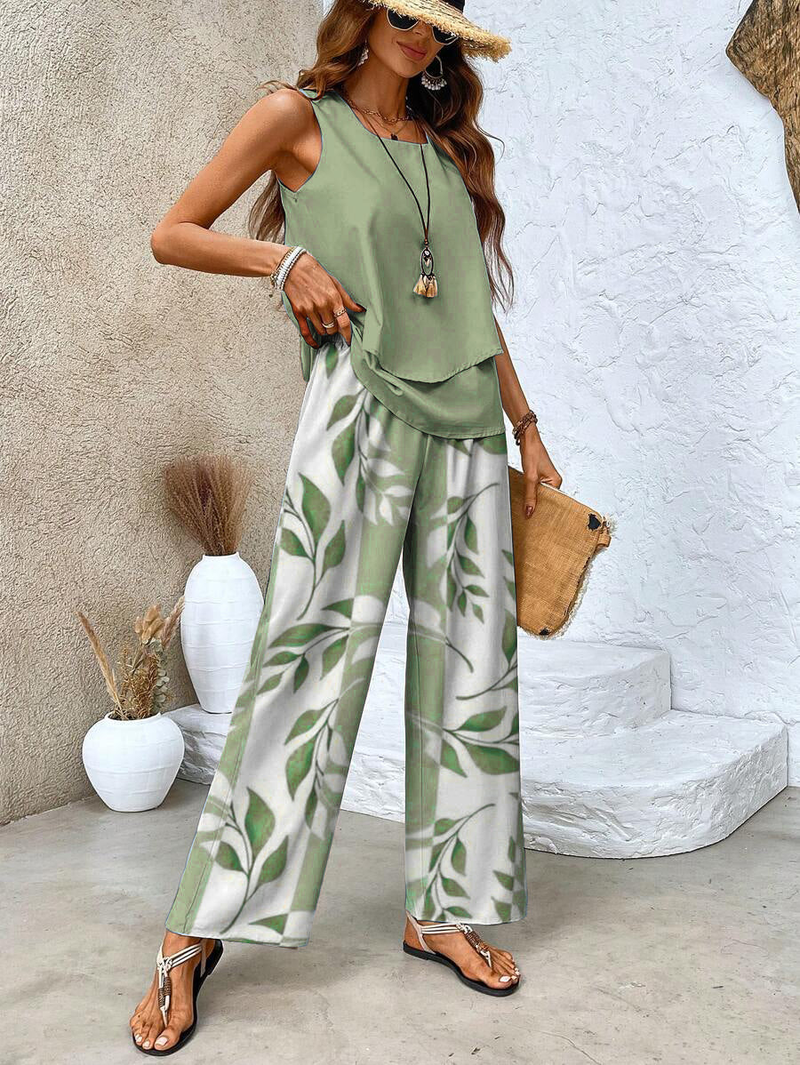 Zweiteiliges Set mit Top und passender Hose
