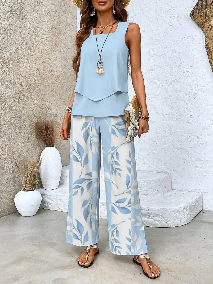 Zweiteiliges Set mit Top und passender Hose