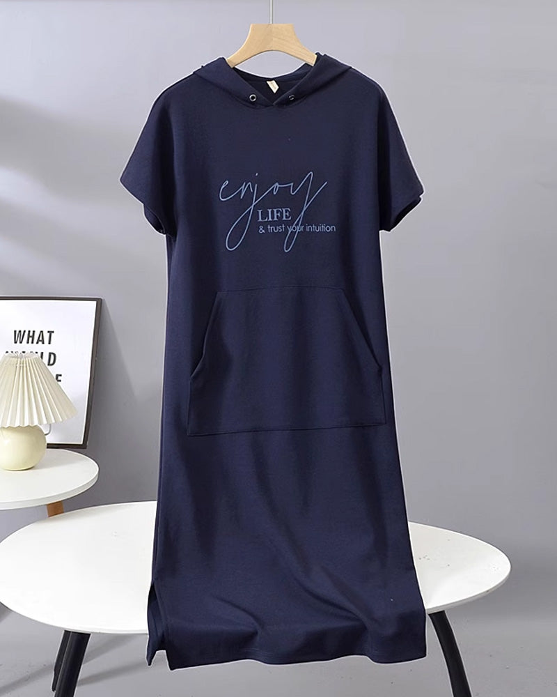 Saskia™ | Lässiges Hoodie-Kleid