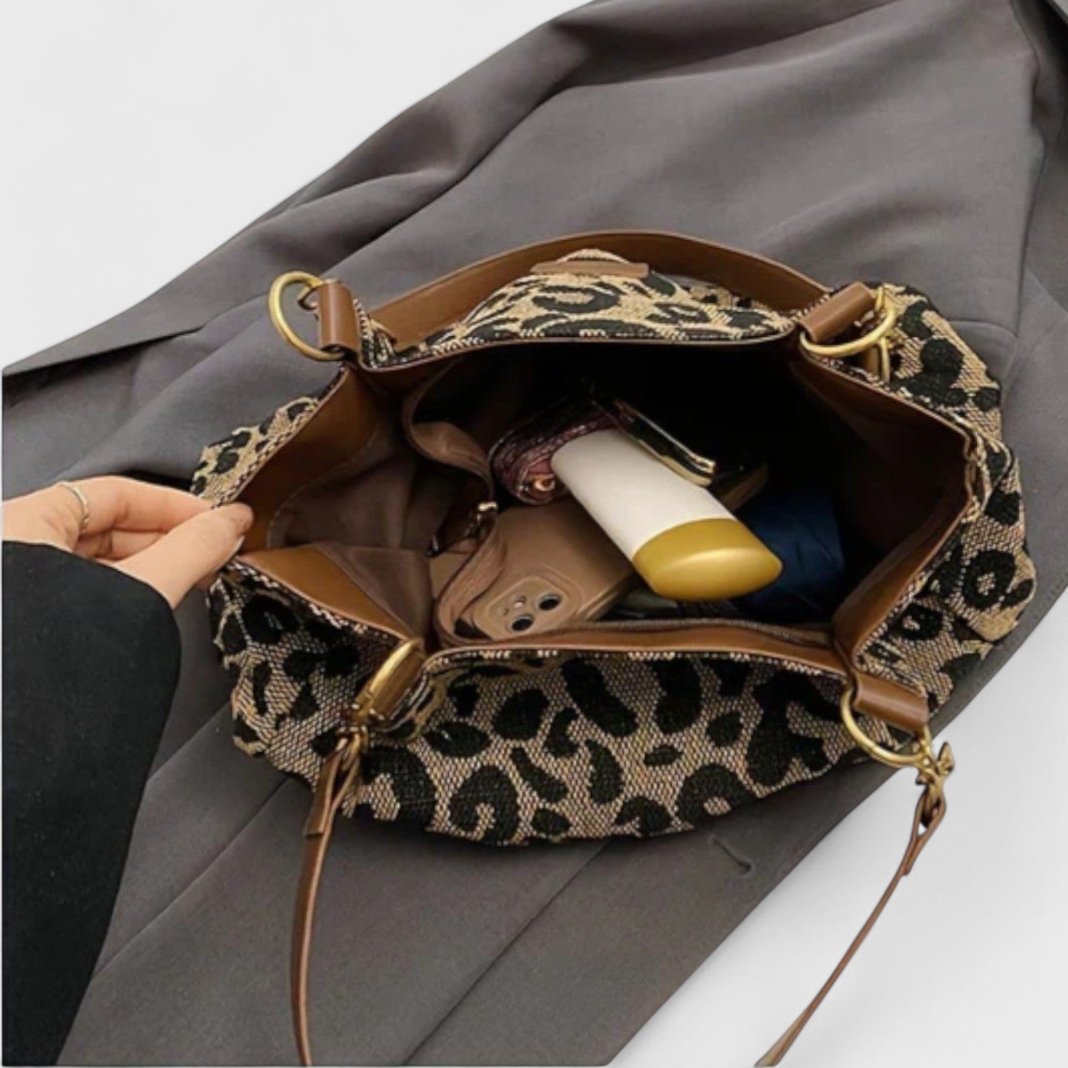 Elvelia | Alizée™ Leopardenhandtasche