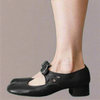 Sköna | Orthopädische Ledersandalen mit bequemer keilförmiger Sohle