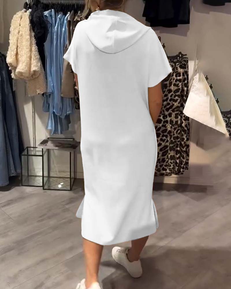 Saskia™ | Lässiges Hoodie-Kleid